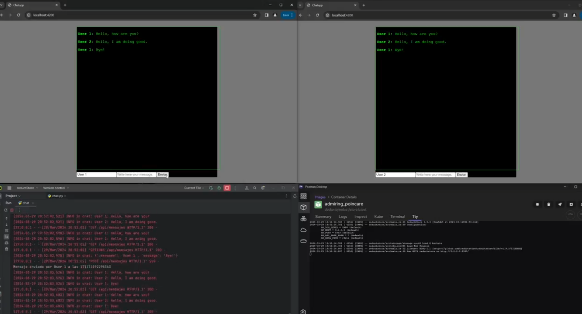ReductStore Webapp for Asynchronous Communication